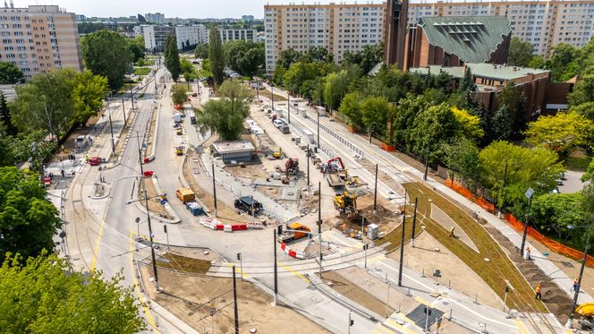 Tramwaj na Stegny w Warszawie