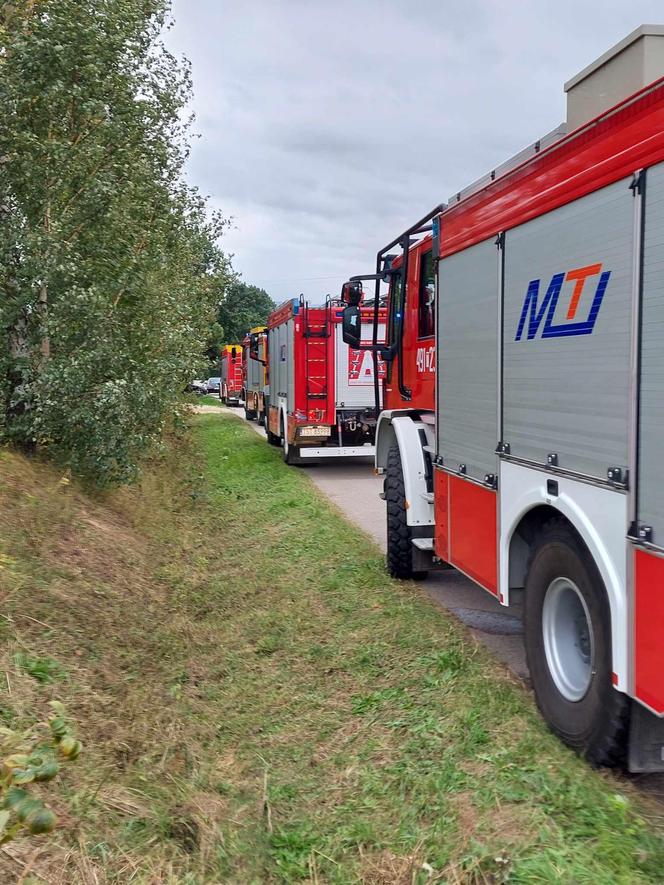 Wybuch kominka w Pokrzywnicy! Poszkodowana  kobieta w ciąży i dwoje dzieci