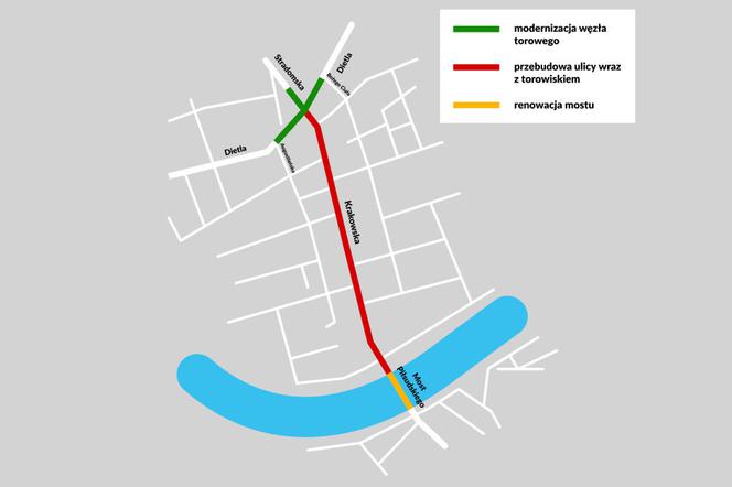 Kraków: Przebudowa torowiska na Krakowskiej coraz bliżej. Zobacz WIZUALIZACJE!