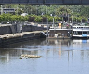 Niski stan wody w Wiśle