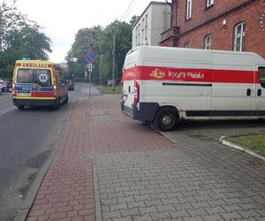 Kierujący samochodem dostawczym potrącił rowerzystkę