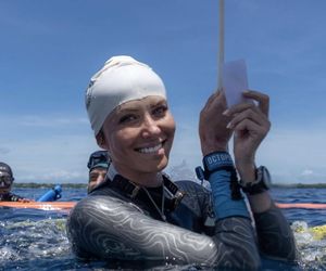 Polka Agata Załęcka osiągnęła sukces bijąc rekord swiata we freedivingu.