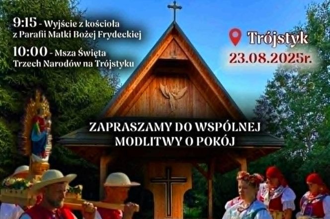 Specjalna modlitwa. Wierni z Czech, Słowacji i Polski spotkają się na Trójstyku