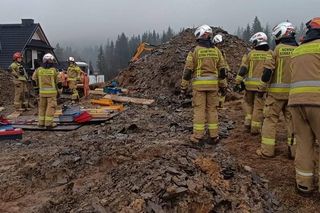 Nie żyje mężczyzna przysypany przez ziemię. Tragedia na Podhalu
