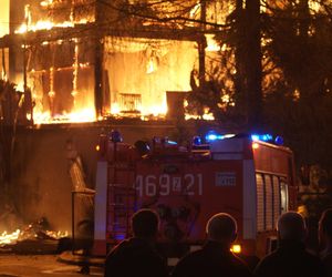 Pożar hotelu socjalnego w Kamieniu Pomorskim