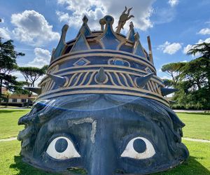 Cinecittà Studios, posostałość scenografii z filmu Casnova Federico Felliniego