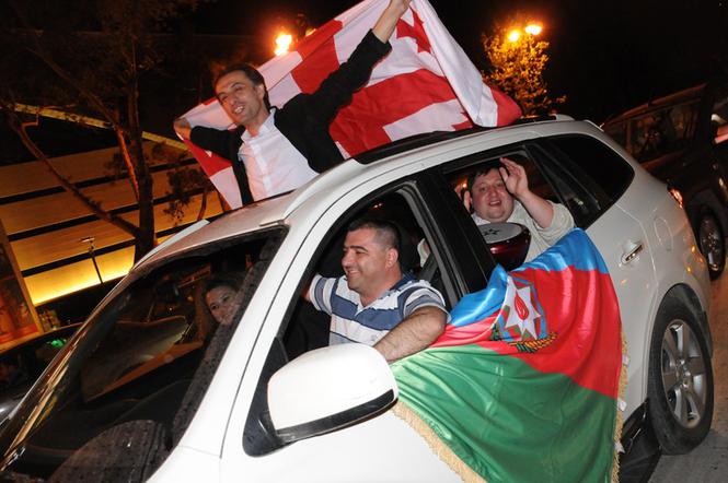 Azerbejdżan wygrał Eurowizję, Azerowie świętowali na ulicach ZDJĘCIA