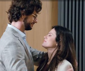 M jak miłość odc. 1874. Kasia (Paulina Lasota), Mariusz (Mateusz Mosiewicz)