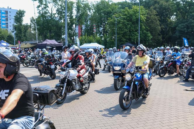 Parada motocyklistów w Dąbrowie Górniczej