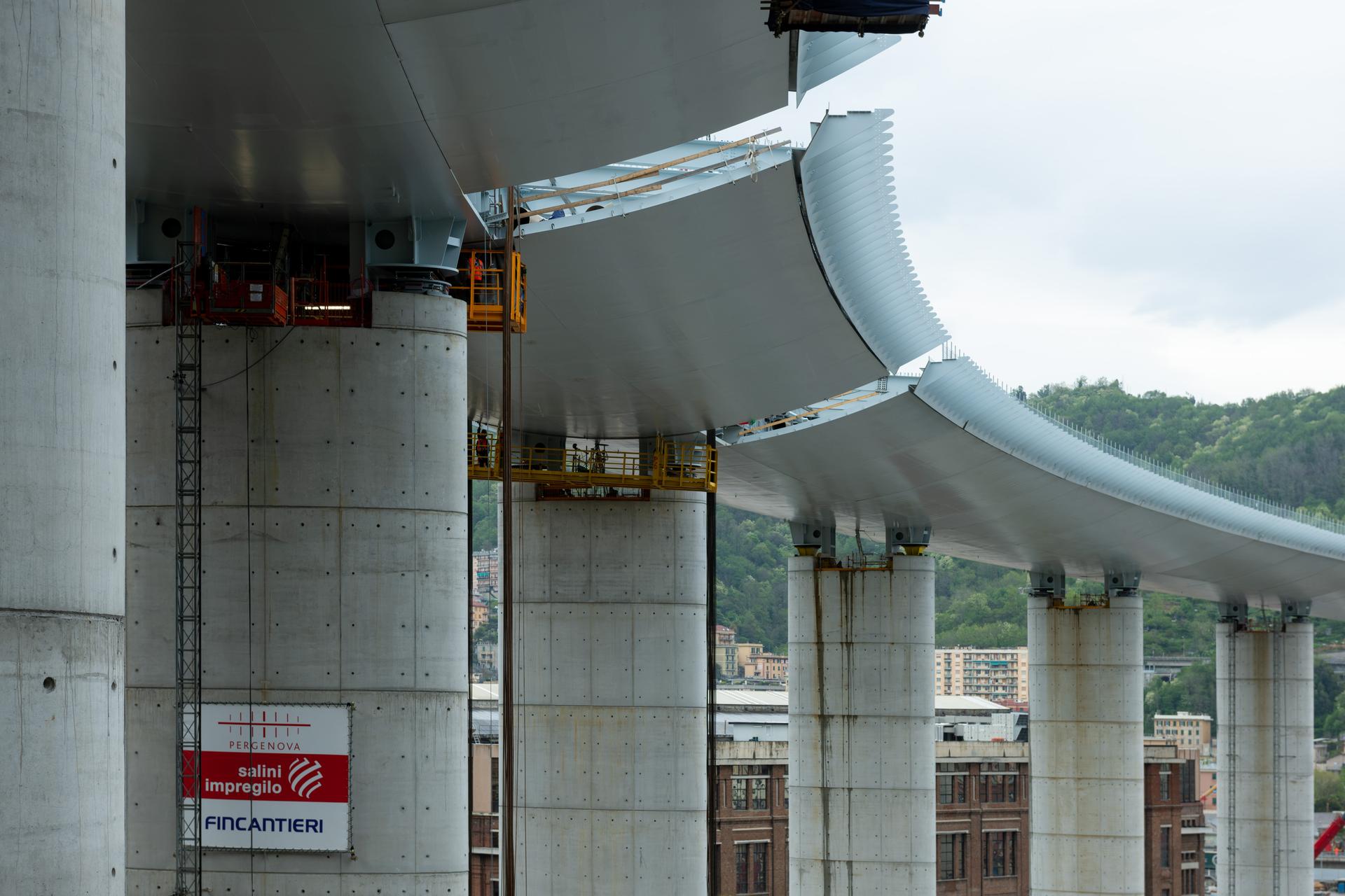 Wiadukt Morandi: nowy most Polcevera projektu Renzo Piano