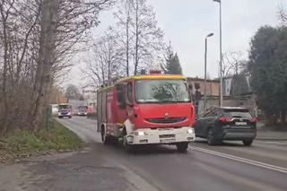 Pożar na terenie Huty Łaziska