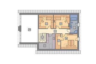 Projekt domu M210 Jasna przestrzeń z katalogu Muratora - wizualizacje, plany, rysunek, aranżacje