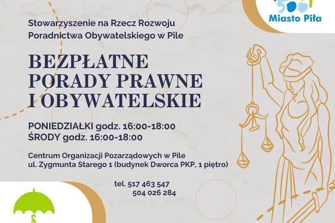 Porady prawne na dworcu kolejowym w Pile