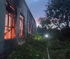 Pożar pustostanu (23.08.2025)