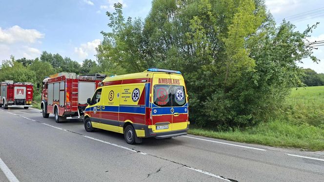 Wypadek w Lubieni