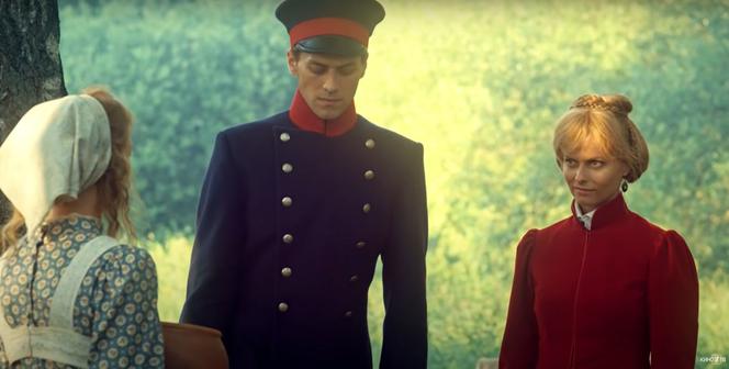 Cena wolności, odc. 6: Polina (Tatjana Babienkowa), Dymitr (Artem Kryłow), Katerina Nikitska (Anna Lutczewa)