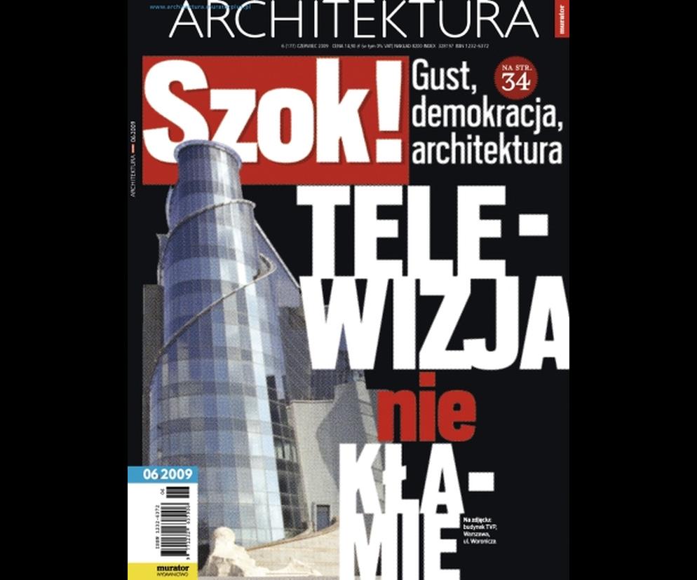 Okładka Miesięcznik Architektura 06/2009