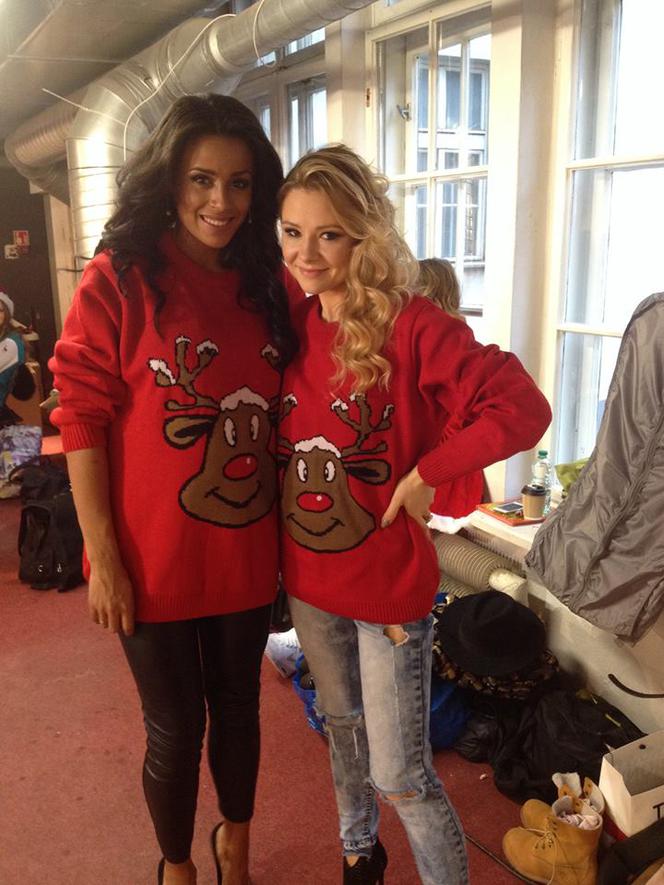 Gwiazdy na planie świątecznego klipu