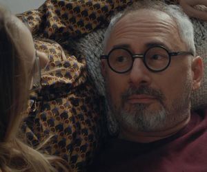 M jak miłość odc. 1868. Sylwia (Hanna Turnau), Adam Werner (Jacek Kopczyński)