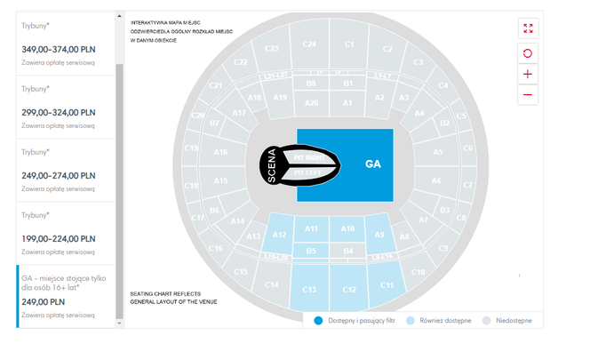 Bilety na koncert Ariany Grande w 2019