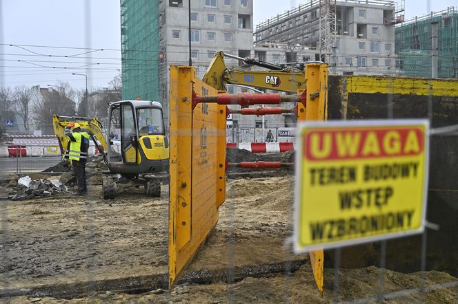 Wielkie zmiany na budowie nowej linii do Dworca Zachodniego. Tramwaje nie dojadą do pętli Banacha