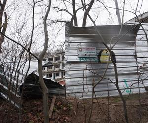 Sanatorium Zdrowie w Orłowie. Zniszczony budynek