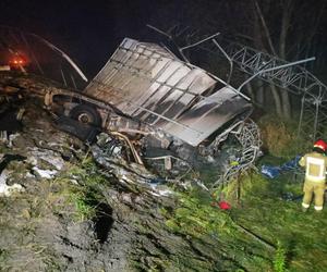 Spalone ciało leżało na drodze. Koszmarny wypadek na autostradzie A4 w Zabrzu