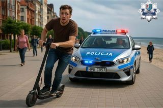 Nerwowy 27-latek uciekał przed policją na hulajnodze. Teraz zapłaci aż 6700 zł