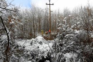 Przez śnieg brakuje prądu