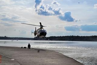 Wypadek na Paprocanach. Mężczyzna skoczył na główkę