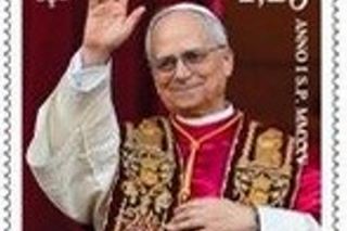 Znaczki z Papieżem.
