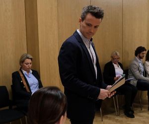 M jak miłość odc. 1874. Jakub Karski (Krzysztof Kwiatkowski), Martyna (Magdalena Turczeniewicz)