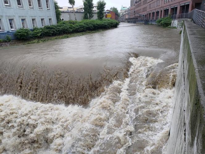 Bielsko-Biała. Skutki ulewy