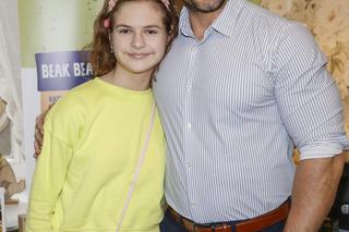 Alikia Ilia Łopucka z tatą Marcinem Łopuckim