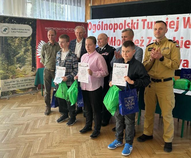 Powiatowe Eliminacje Ogólnopolskiego Turnieju Wiedzy Pożarniczej "Młodzież Zapobiega Pożarom"