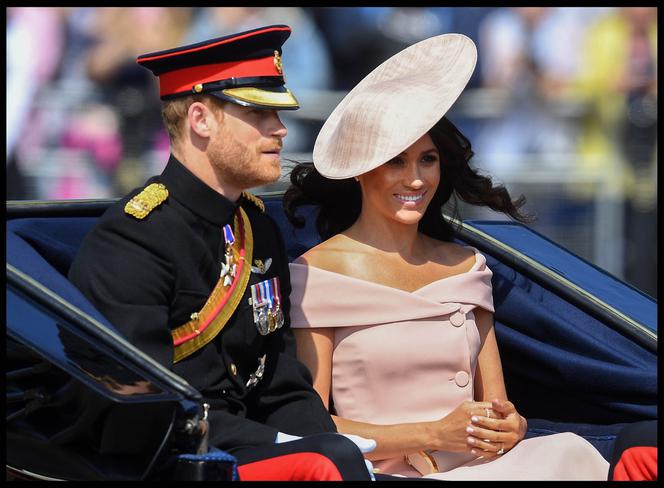 księżna Meghan i książę Harry w Buckingham Palace