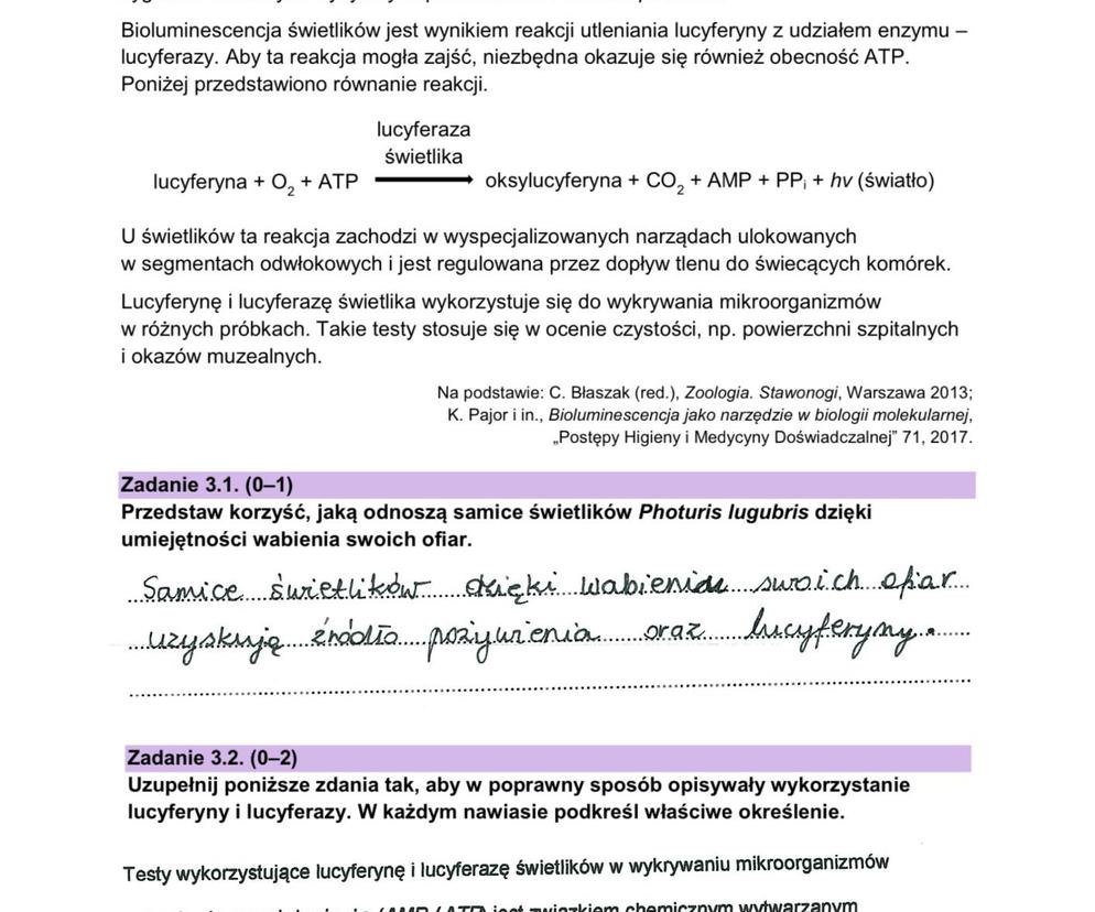 Matura 2024: biologia. Arkusze CKE i odpowiedzi. Poziom rozszerzony [Formuła 2023]