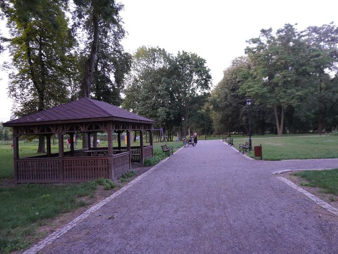 Park w gminie Mełgiew