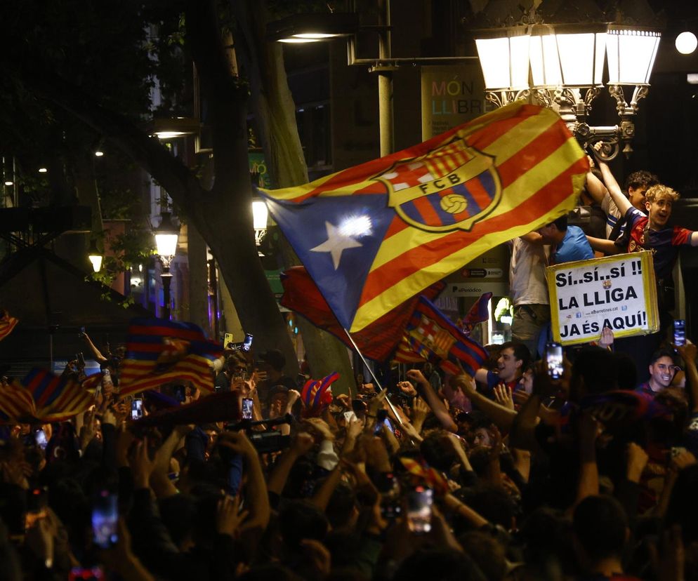 Barcelona świętuje mistrzostwo Hiszpanii
