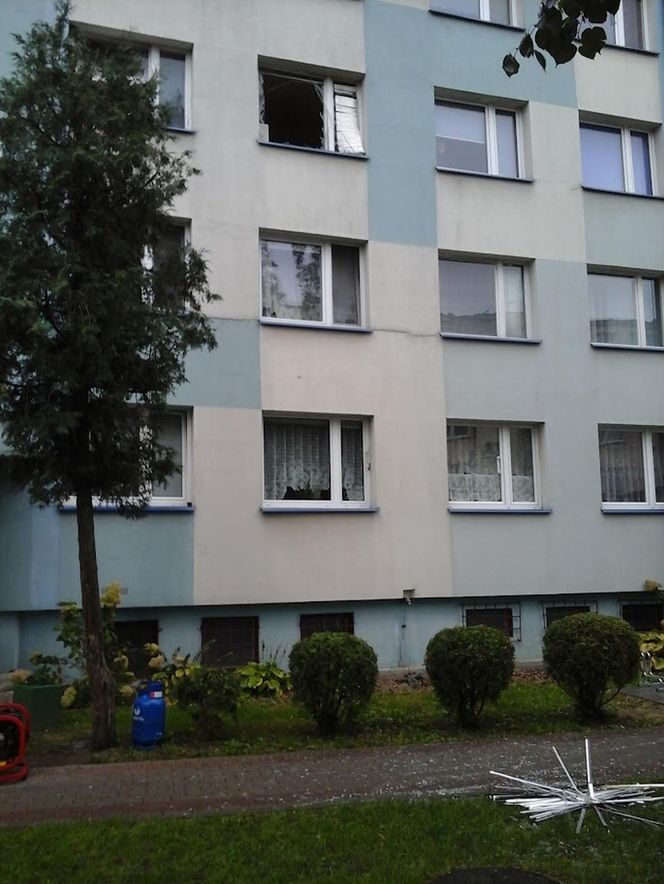 Bielsk Podlaski: Wybuch gazu na ul. Ogrodowej. Ewakuacja i akcja strażaków