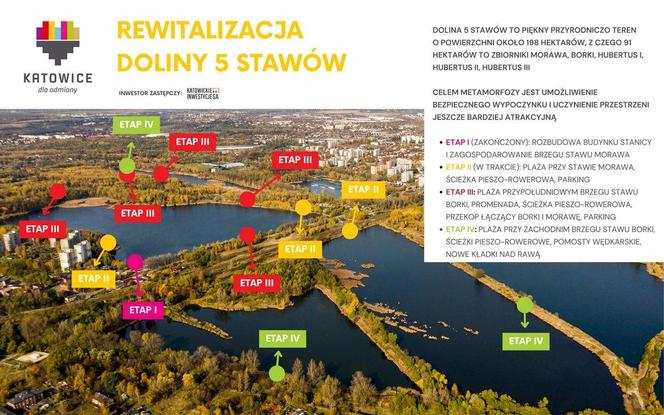 Katowice podpisały umowę na realizację II etapu rewitalizacji Doliny 5 Stawów