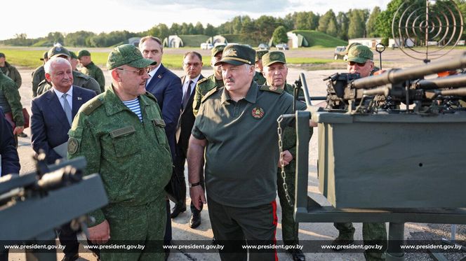 Prezydent Białorusi Aleksandr Łukaszenko 