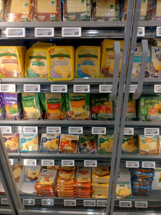 ceny produktów w marketach w Niemczech 