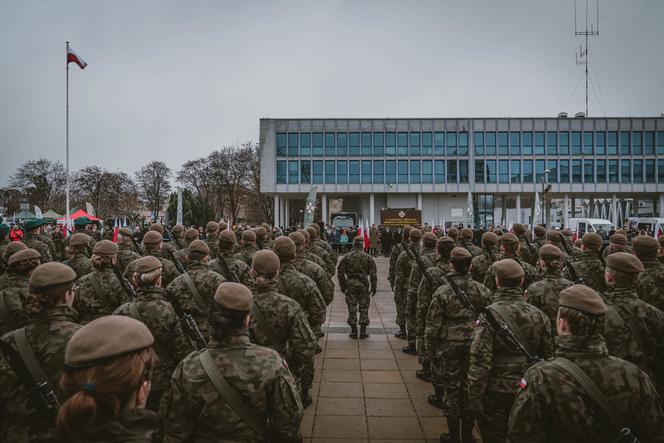Przysięga wojskowa 2 LBOT w Puławach