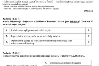 EGZAMIN GIMNAZJALNY 2014 POLSKI: ARKUSZE, ODPOWIEDZI - OFICJALNE Z CKE