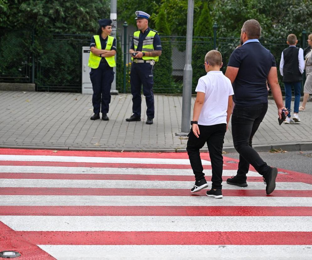 Akcja policji: Bezpieczna droga do szkoły