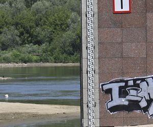 Niski stan wody w Wiśle