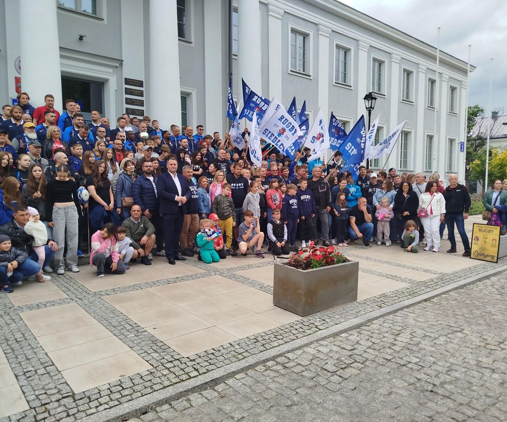 Społeczność sportowców i kibiców rugby z Siedlec uczciła największy z dotychczasowych sukcesów w historii klubu