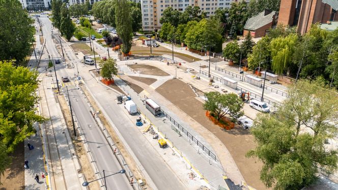 Tramwaj na Stegny w Warszawie