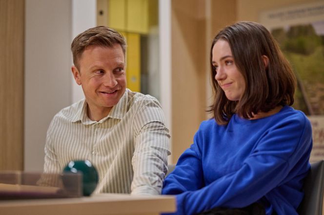 Na Wspólnej odc. 4069. Ania (Sonia Mietielica), Igor (Jakub Wesołowski)